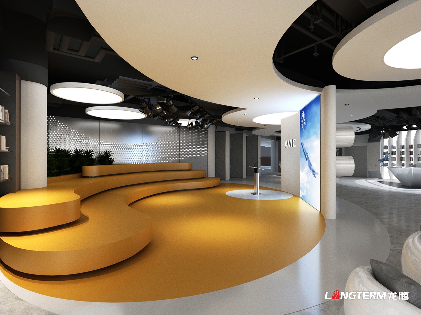 成都飛機(jī)工業(yè)有限責(zé)任公司(成飛集團(tuán))工會(huì)閱覽室設(shè)計(jì)